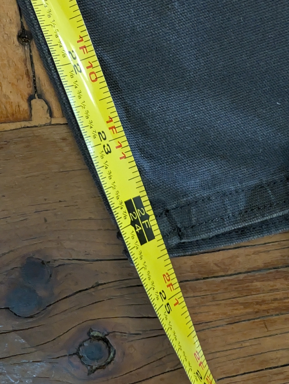 Ladies Duluth Trading Co Firehose Ankle Workpants - Picture 4 of 7